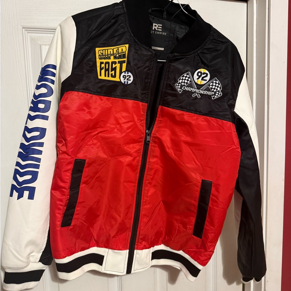 Red and Black  Riot Empire Racing Jacket